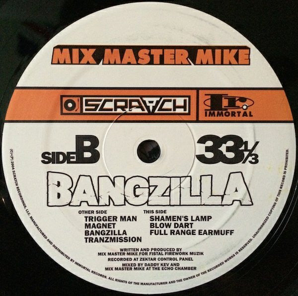 Mix Master Mike : Bangzilla (2xLP, Album, Mixed)
