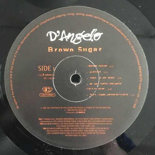 D'Angelo : Brown Sugar (LP, Album)