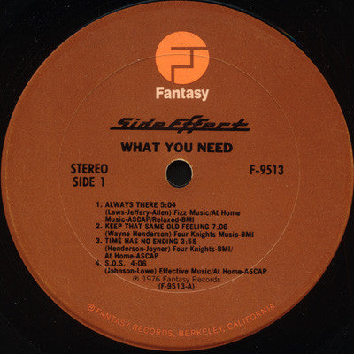 Side Effect : What You Need (LP, Album, Gat)