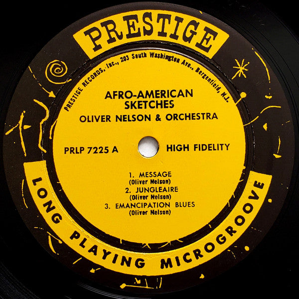 Oliver Nelson And His Orchestra : Afro/American Sketches (LP, Album, Mono)