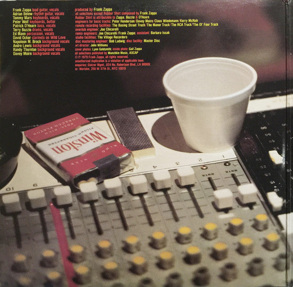 Frank Zappa : Sheik Yerbouti (2xLP, Album, Gat)