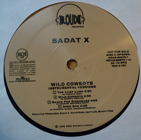 Sadat X : Wild Cowboys (Instrumentals) (2xLP, Promo)