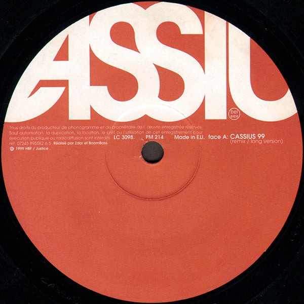 Cassius : Cassius 1999 (12")