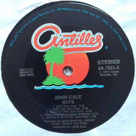 John Cale : Guts (LP, Comp, RE)