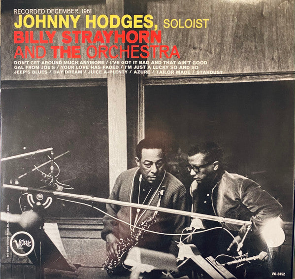 Johnny Hodges With Billy Strayhorn : Johnny Hodges With Billy Strayhorn And The Orchestra (LP, Album, RE, RM, 180)