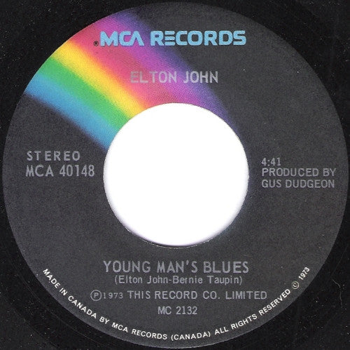 Elton John : Goodbye Yellow Brick Road (7", Single)