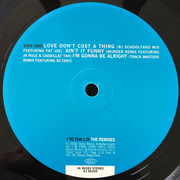 Jennifer Lopez : J To Tha L-O! (The Remixes) (2xLP, Comp)