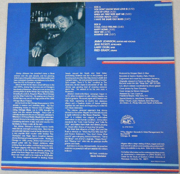 Jimmy Johnson (8) : Bar Room Preacher (LP, Album)