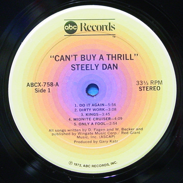 Steely Dan : Can't Buy A Thrill (LP, Album, RP, Gat)