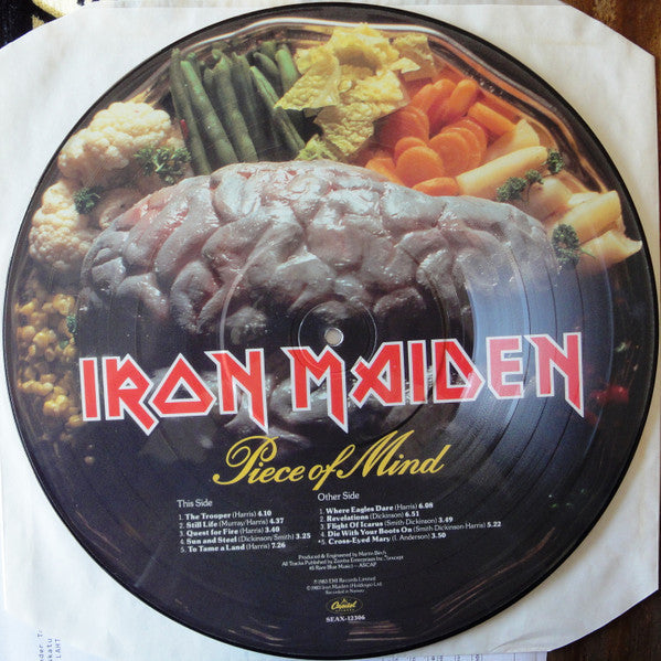 Iron Maiden : Piece Of Mind (LP, Album, Ltd, Pic)
