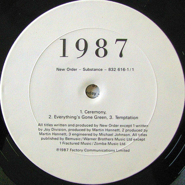 New Order : Substance (2xLP, Comp)