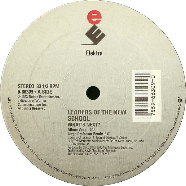 Leaders Of The New School : What's Next (12")