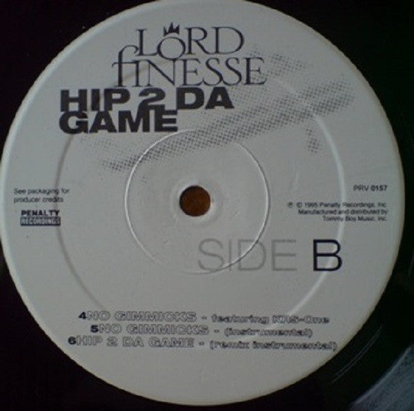 Lord Finesse : Hip 2 Da Game / No Gimmicks  (12")