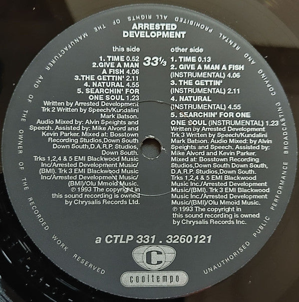 Arrested Development : Unplugged (2xLP, Album)