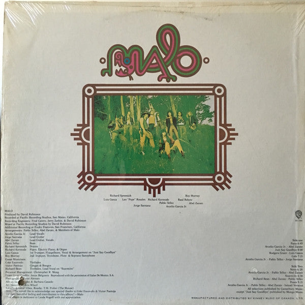 Malo (2) : Malo (LP, Album)