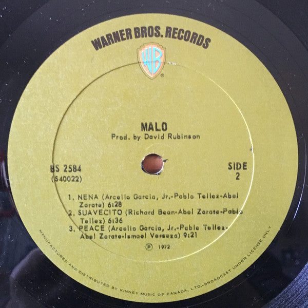 Malo (2) : Malo (LP, Album)