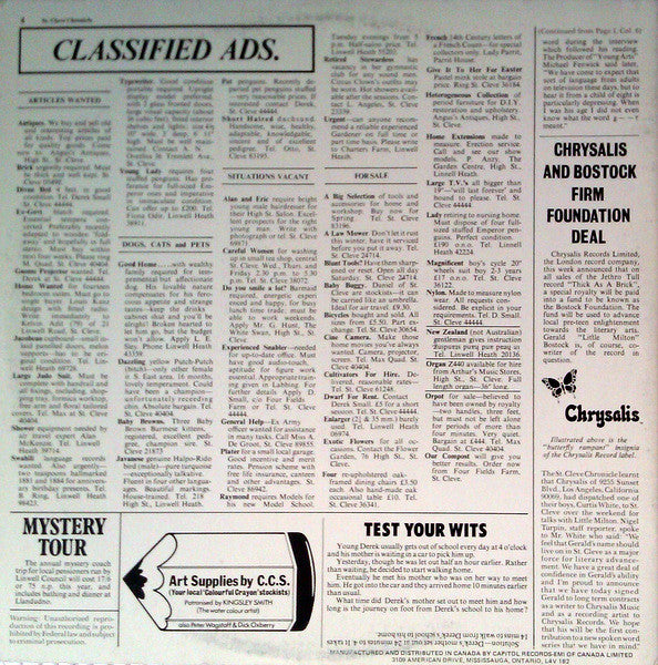 Jethro Tull : Thick As A Brick (LP, Album, RE, Gat)