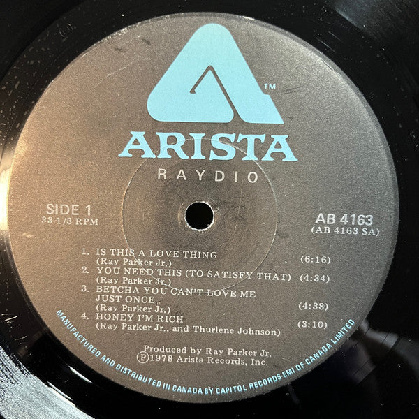 Raydio : Raydio (LP, Album)