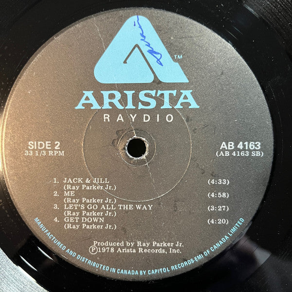 Raydio : Raydio (LP, Album)