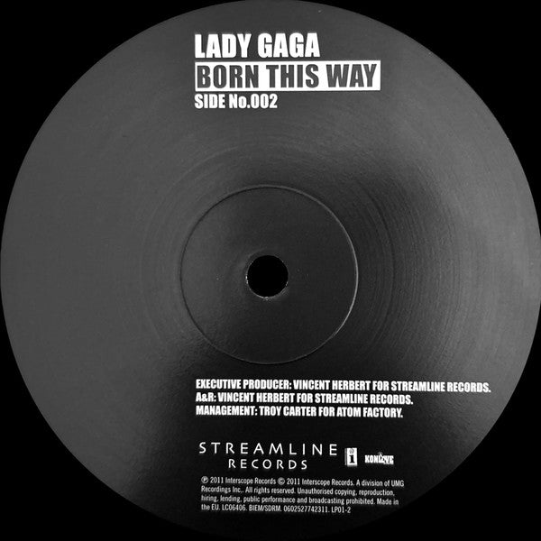 Lady Gaga : Born This Way (2xLP, Album, 180)