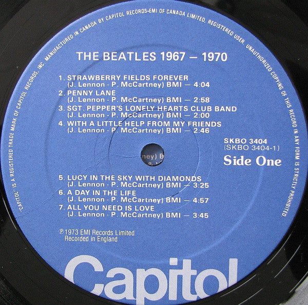 The Beatles : 1967-1970 (2xLP, Comp, RE, Gat)