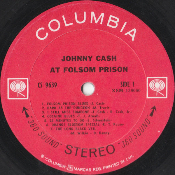 Johnny Cash : At Folsom Prison (LP, Album)