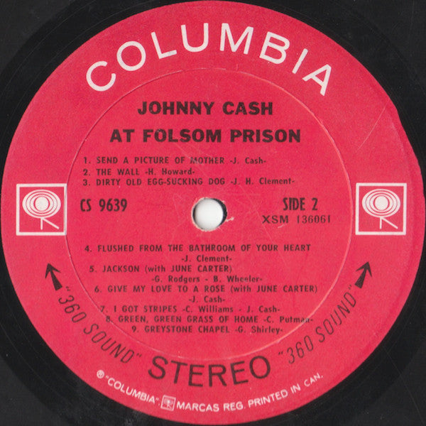 Johnny Cash : At Folsom Prison (LP, Album)