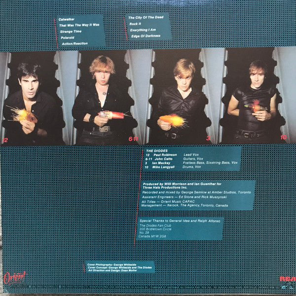 The Diodes : Action Re-Action (LP, Album)