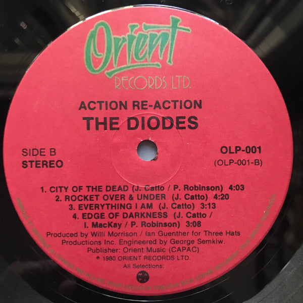 The Diodes : Action Re-Action (LP, Album)