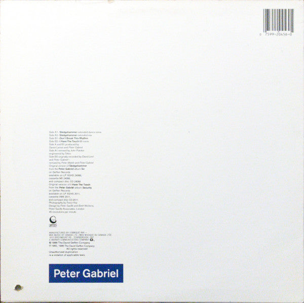 Peter Gabriel : Sledgehammer (12", Maxi)