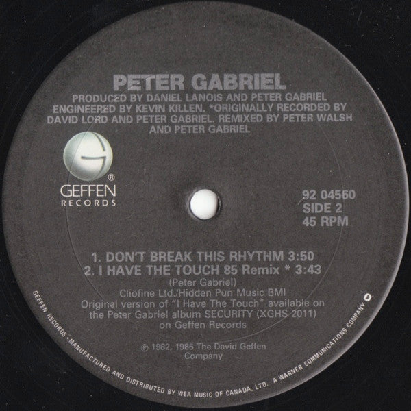 Peter Gabriel : Sledgehammer (12", Maxi)