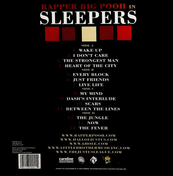 Big Pooh : Sleepers (2xLP, Album)