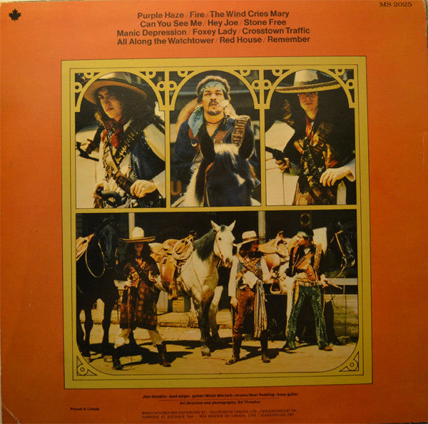 The Jimi Hendrix Experience : Smash Hits (LP, Comp, RE)