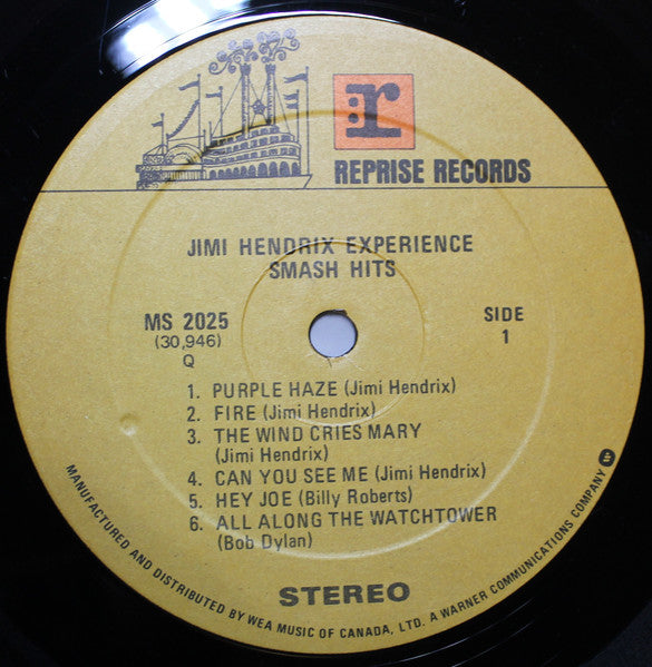 The Jimi Hendrix Experience : Smash Hits (LP, Comp, RE)