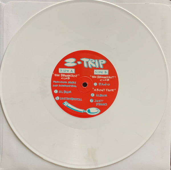 DJ Z-Trip : The Breakfast Club / About Face (10", Single, Promo, Whi)