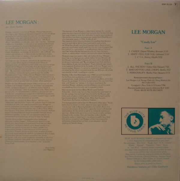 Lee Morgan : Candy Lee (LP, Album, RE)