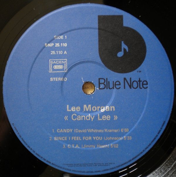 Lee Morgan : Candy Lee (LP, Album, RE)