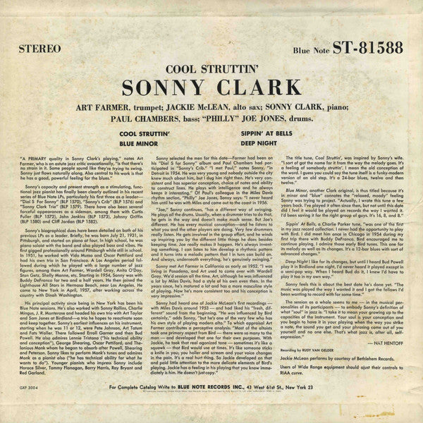 Sonny Clark : Cool Struttin' (LP, Album, RE)