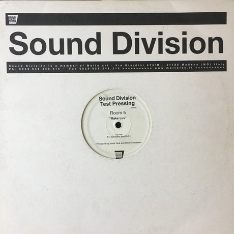 Room 5 : Make Luv (12", S/Sided, TP)