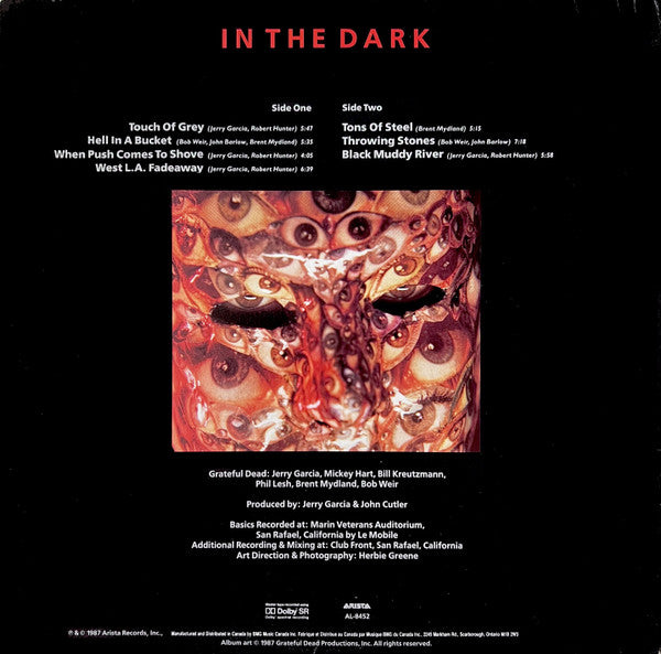 The Grateful Dead : In The Dark (LP, Album, No )