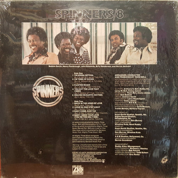 Spinners : Spinners/8 (LP, Album)