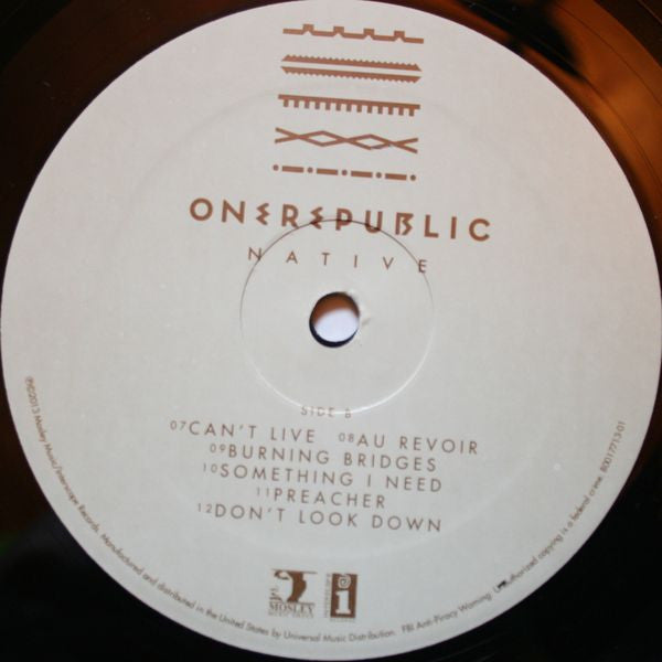 OneRepublic : Native (LP)