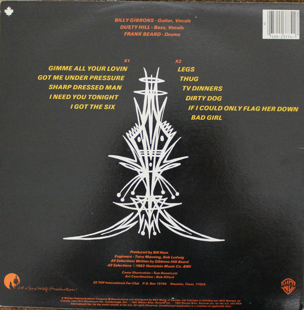 ZZ Top : Eliminator (LP, Album)