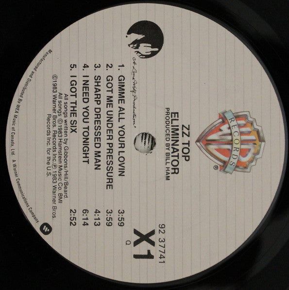 ZZ Top : Eliminator (LP, Album)