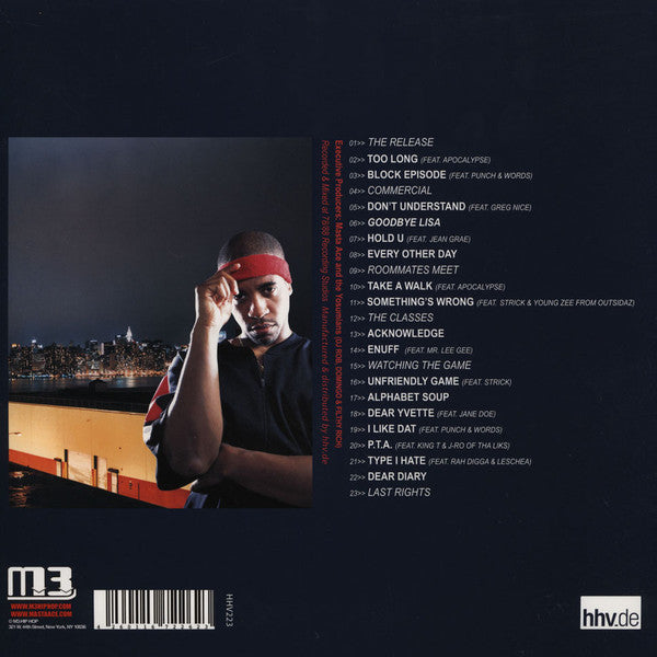 Masta Ace : Disposable Arts (2xLP, Album, RE, Blu)