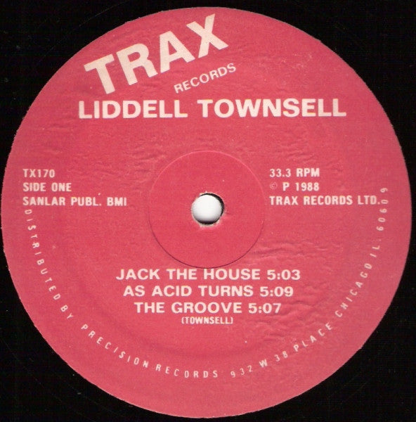 Lidell Townsell : Jack The House (12")
