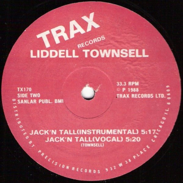 Lidell Townsell : Jack The House (12")