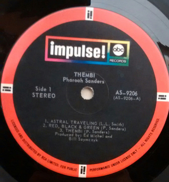 Pharoah Sanders : Thembi (LP, Album, Gat)