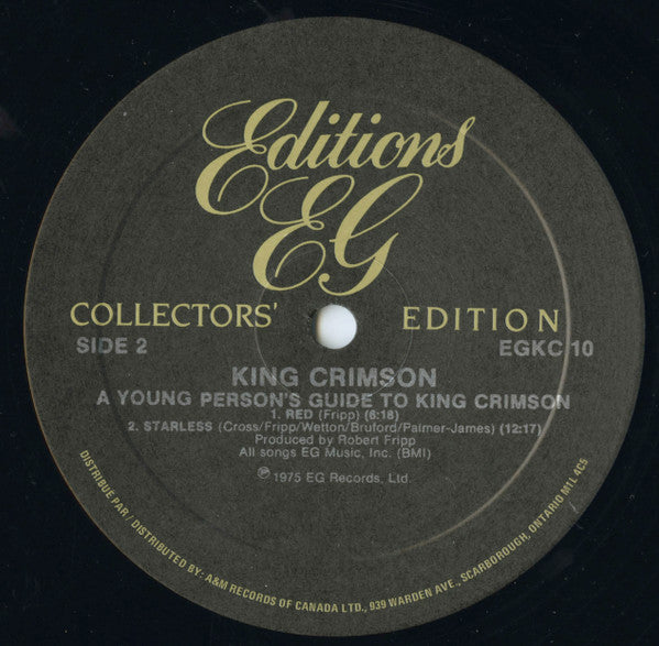 King Crimson : The Young Persons' Guide To King Crimson (2xLP, Comp, RE)