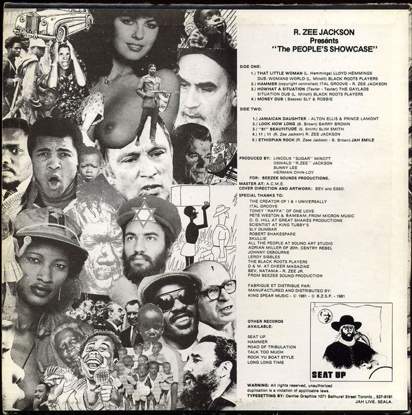 R. Zee Jackson : The People's Showcase (LP, Comp)